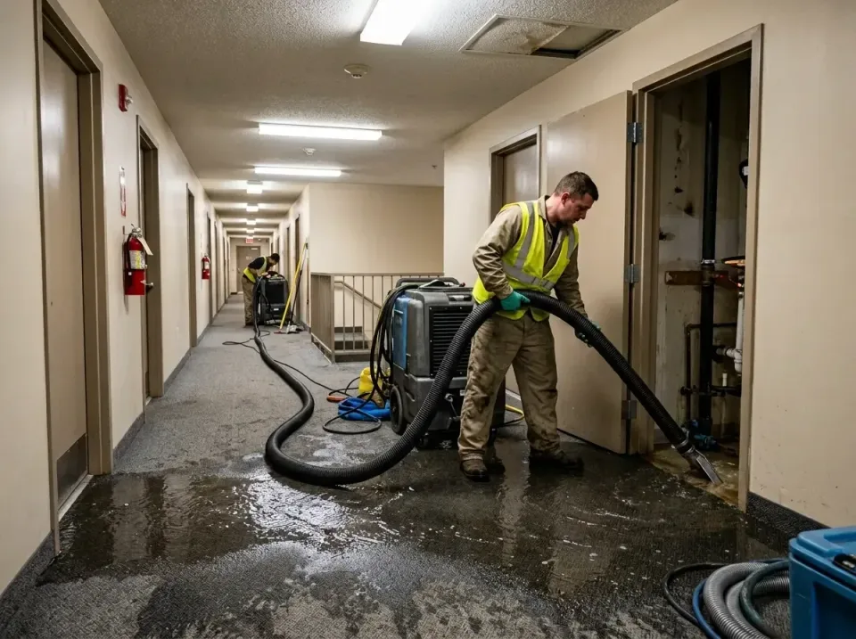 multi-unit-apartment-hallway-f-005 — frequently asked questions, Emergency Burst Pipe Water Extraction & Removal in Tyler, TX